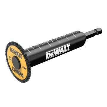 DeWalt DT20563-QZ Diamond Grit Internal PVC Pipe Cutter With 1/4" Hex Shank