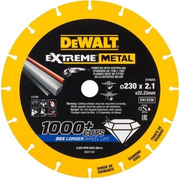 DeWalt DT40255-QZ Extreme 230mm Diamond Cutting Disc