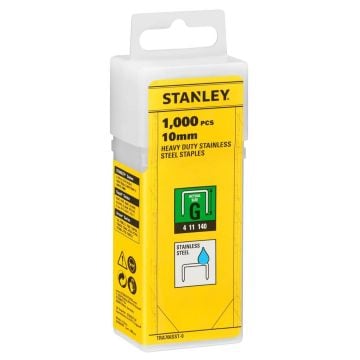 Stanley TRA706SST-0 10mm Heavy Duty Stainless Steel Staples x1000 Pcs