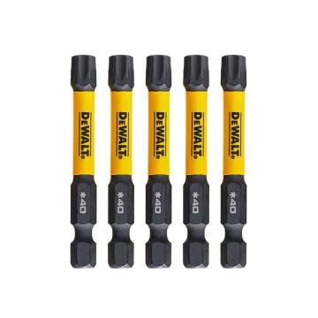 DeWalt DT7399T-QZ T40x50mm Screwdriver Bit Set x5 Pcs