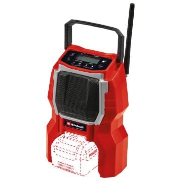 Einhell TC-RA 18 Li BT-Solo 18v Power X-Change Cordless Site Radio Body Only