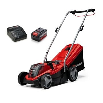 Einhell GE-CM 18/33 Li 18v Power X-Change Cordless Brushless 33cm Lawnmower Inc 1x 4.0Ah Battery