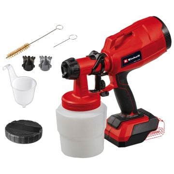 Einhell TC-SY 18/60 Li-Solo 18v Power X-Change Cordless Paint Spray Sys Spray Gun Body Only