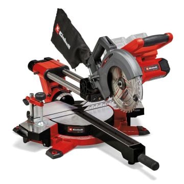 Einhell TE-SM 36/210 Li-Solo Twin 18v Power X-Change Cordless 210mm Sliding Mitre Saw Body Only