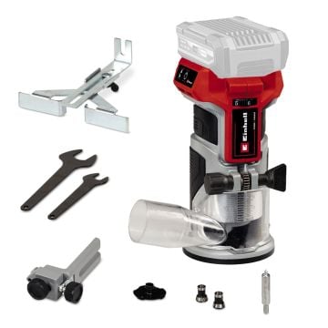 Einhell TP-ET 18 Li BL-Solo 18v Power X-Change Cordless Brushless Palm Router Body Only