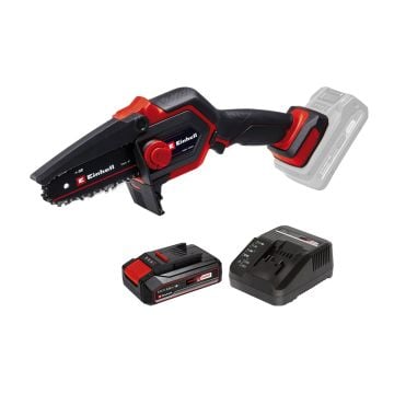 Einhell GE-PS 18/15 Li BL 18v Power X-Change Brushless 12.5cm Mini Pruning Chainsaw Inc 1x 2.5Ah Battery