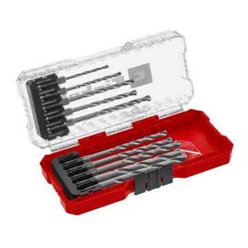 Einhell 49108743 S-CASE Quick Release Masonry Drill Bit Set x10 Pcs