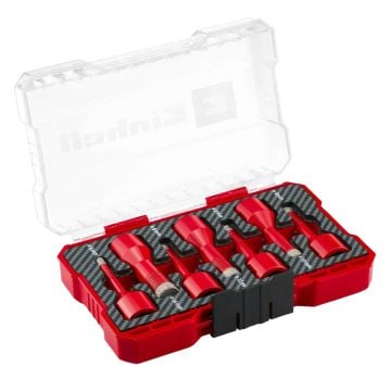 Einhell 49500400 Diamond Tile Drill Bit Set x7 Pcs For M14 Angle Grinders