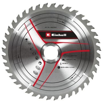 Einhell 49587852 210mm x 30mm 40T TCT HM Tungsten Carbide Saw Blade 