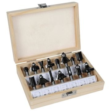 Einhell 49757291 8mm Router Bit Set x15 Pcs