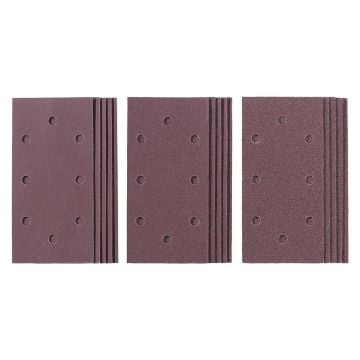 Einhell 49817985 Quick-Stick Sandpaper Set 93mm x 187mm x15 Pcs For Orbital Sanders
