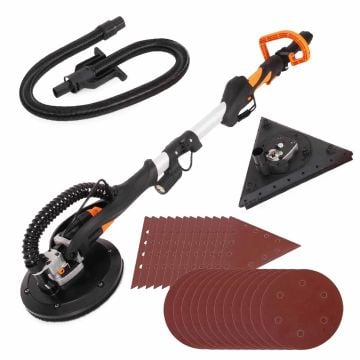 Evolution R225DWS-T 255mm Telescopic Drywall Sander With Dual Heads 078-0011 230v