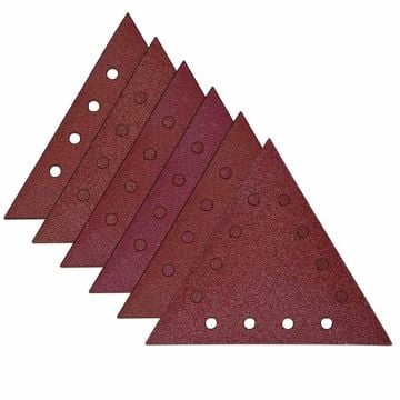 Evolution 078-0094 180mm Triangle Detail Sanding Pads x6 Pcs For R225DWS-T Drywall Sander