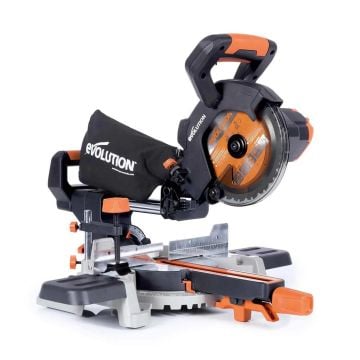 Evolution R185SMS-Li EXT 18V 185mm Sliding Mitre Saw Body Only