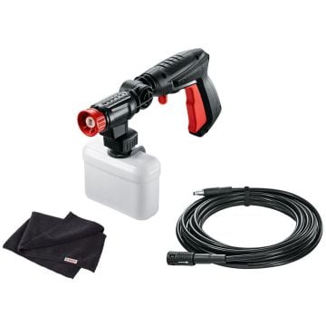 Bosch Green F016800612 360° Cleaning Kit Inc Extension Hose & Cloth For Aquatak Pressure Washers