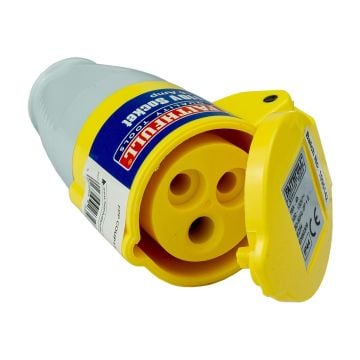 Faithfull Power Plus Yellow Replacement Socket 16 Amp Female 110v
