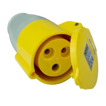 Faithfull Power Plus Yellow Replacement Socket 32 Amp Female 110v