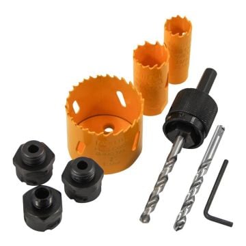 Faithfull HSAUQCSET Quick Change Bi-Metal Hole Saw Set x3 Pcs