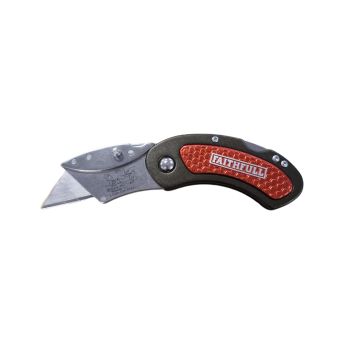 Faithfull TKNUTILY Utility Folding Knife With Blade Lock