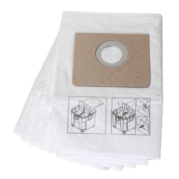 Fein Dustex Premium Replacement Fleece Filter Bags 35 L x5 Pack