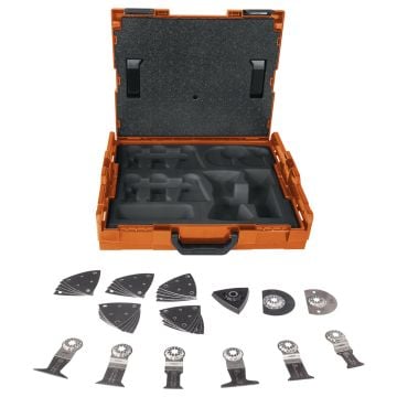 Fein 33903750010 Starlock Multi-Tool Accessory Set x34 Pcs In L-Boxx 102 Carry Case
