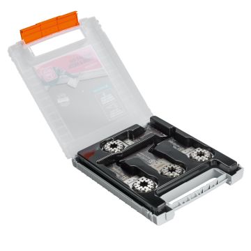 Fein Best Of E-Cut Starlock Wood & Metal Accessories Combo x6 Pcs In Carry Case 35222967010
