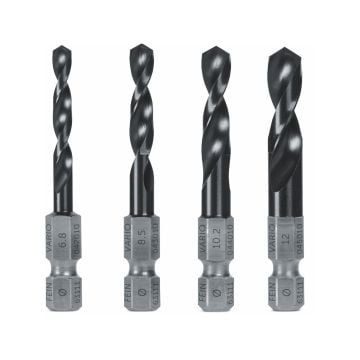 Fein 63111050010 Vario Impact HSS Twist Drill Set x4 Pcs