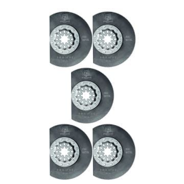 Fein Starlock Segmented HSS Saw Blades SL 85mm Pack of x5 63502106230