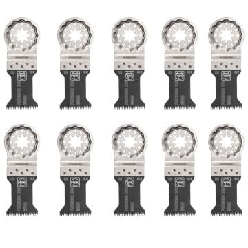 Fein Starlock E-Cut HCS Precision Saw Blades SL 50x35mm Pack of x10 63502126240
