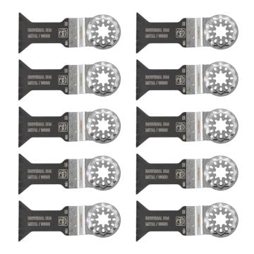 Fein Starlock E-Cut Universal BIM Long Life Saw Blade 44x55mm x10 Pcs 63502223240