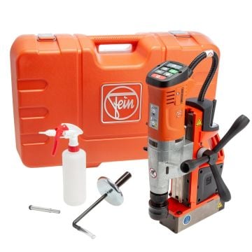 Fein AKBU 35 PMQW 35mm 18v Cordless Brushless Mag Drill Body Only In Carry Case