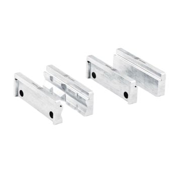 Fein Aluminium Jaws 110mm For VersaMAG Vice x4 Pcs (2x Flat, 2x Prismatic) 90701010010 