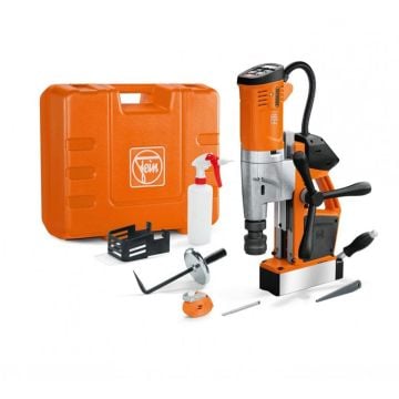 Fein AKBU 35 PMQW AMPShare 18v Brushless 35mm Magnetic Drill Body Only In Carry Case