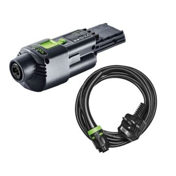 Festool 202503 18v/22-240v ERGO Mains Adapter ACA 220-240/18v Ergo With Plug-It Cable