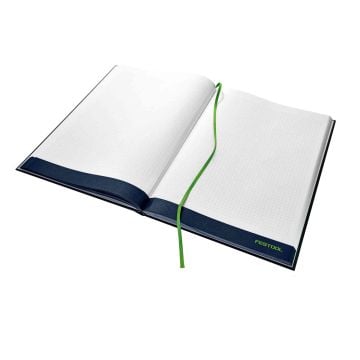 Festool 498866 Large Chequered Hardback Notebook (200 Pages)