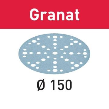 Festool 575159 StickFix Sanding Discs STF D150/48 P320 GR/10 Granat x10 Pcs