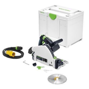 Festool 576707 Circular Plunge Saw TS 55 FEQ-Plus 110v