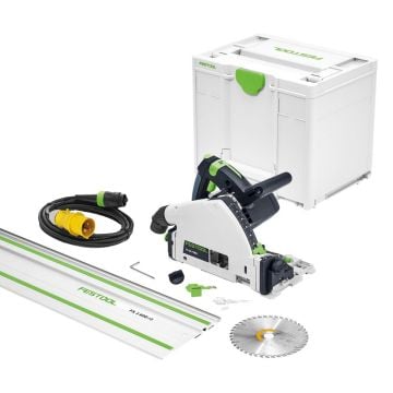 Festool 577013 Plunge Cut Saw TS 55 FEQ-Plus-FS With Guide Rail 110v
