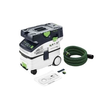Festool 577067 CLEANTEC Twin 18v / 36v Mobile Dust Extractor CTMC MIDI I-Basic Body Only