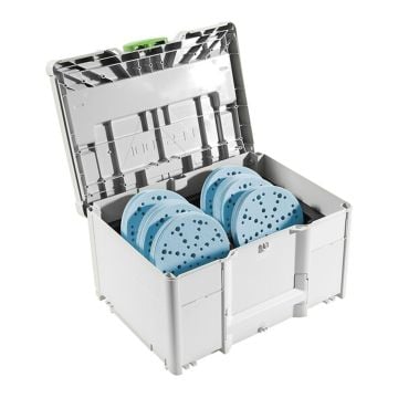 Festool 579192 150mm Sanding Set Inc 120x GRANAT Sanding Discs In Systainer SYS3 M 237 Carry Case