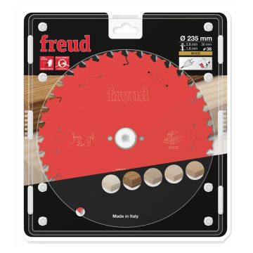 Freud F03FS09734 Wood Circular Saw Blade 235 x 30 x 2.8/1.8 x T36