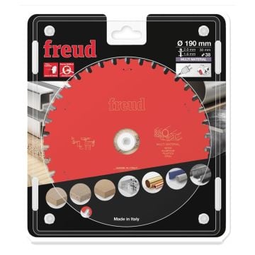 Freud F03FS10041 Multi Material Circular Saw Blade 190 x 30 x 2/1.6 x T38