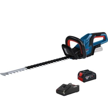 Bosch Professional GHE 18V-60 18v Cordless Brushless Hedge Trimmer Inc 1x 4.0Ah Battery 06008C9070