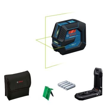 Bosch Professional GLL 20-22 G Green Multi Line Laser Level & Universal Mount 0601065600