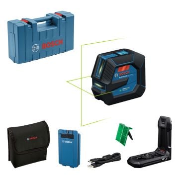 Bosch Professional GLL 20-22 G Cordless 3.7v Line Laser Inc. 1x 3.0Ah 3.7v Battery 0601065602