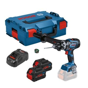 Bosch Professional GSB 18V-150 C BITURBO Brushless Combi Drill Inc 2x ProCORE 8.0Ah Batts