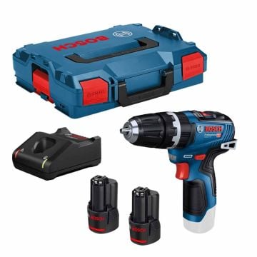 Bosch Professional GSB 12V-35 10.8v / 12v Combi Drill Inc 2x 3.0Ah Batts In L-Boxx