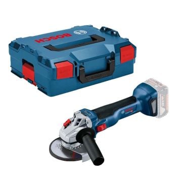 Bosch Professional GWS 18V-10 115mm / 4.5" Angle Grinder Body Only In L-Boxx