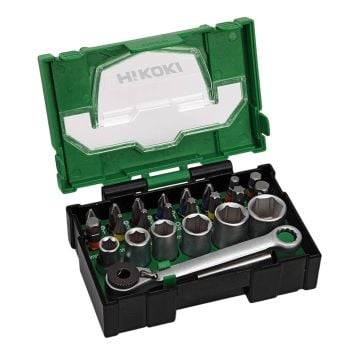 HiKOKI 40030020 Ratchet Stackable Bit Box x24 Pcs
