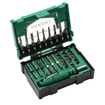 HiKOKI 40030023 Stackable Security Driver Bit Box x31 Pcs